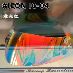 Optics Shield ICON IC-04 Airframe Pro Airmada visiera per casco Airform blu iridio rosso cromato visiera per casco integrale per moto