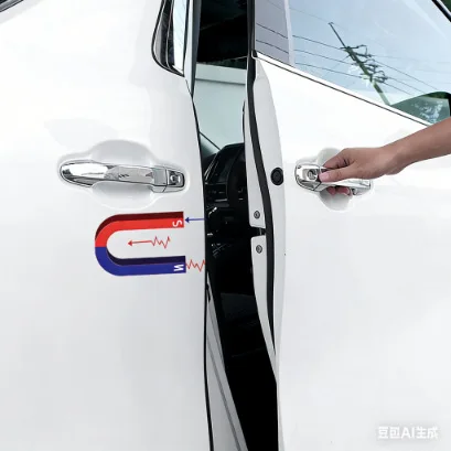 Car Soft Close Door Kit for Toyota Alphard Vellfire 30 40 Series Front Pair Electric Suction Closing Upgrade ABS Clip In Version