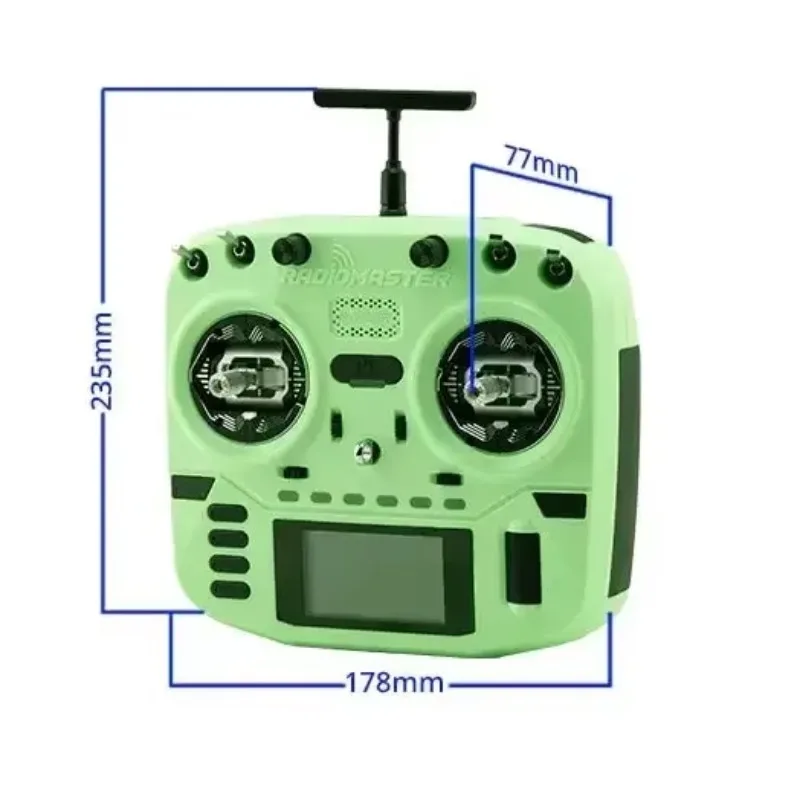 RadioMaster Boxer Crush Radio Controller 16CH ELRS 2.4G EdgeTX AG01 Hall Gimbals Transmitter - Mode2 ( Left-handed Throttle ) view 6