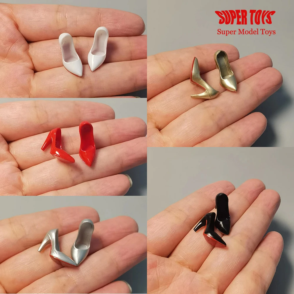 PH 1/12 CD055 Female Women Simulation Stiletto High Heel Court Shoes Model For 6 Inch Doll Toy Action Figure Accessories