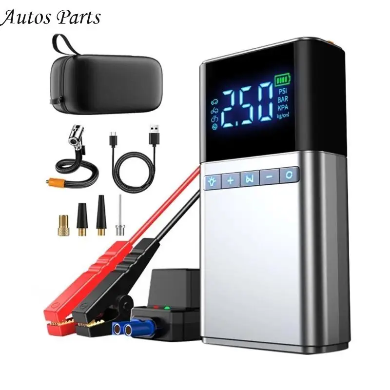 57BA High Capacity 12V Power Supply Car Air Compressor and Tire Inflator for Safe Driving Experience and Road Trips