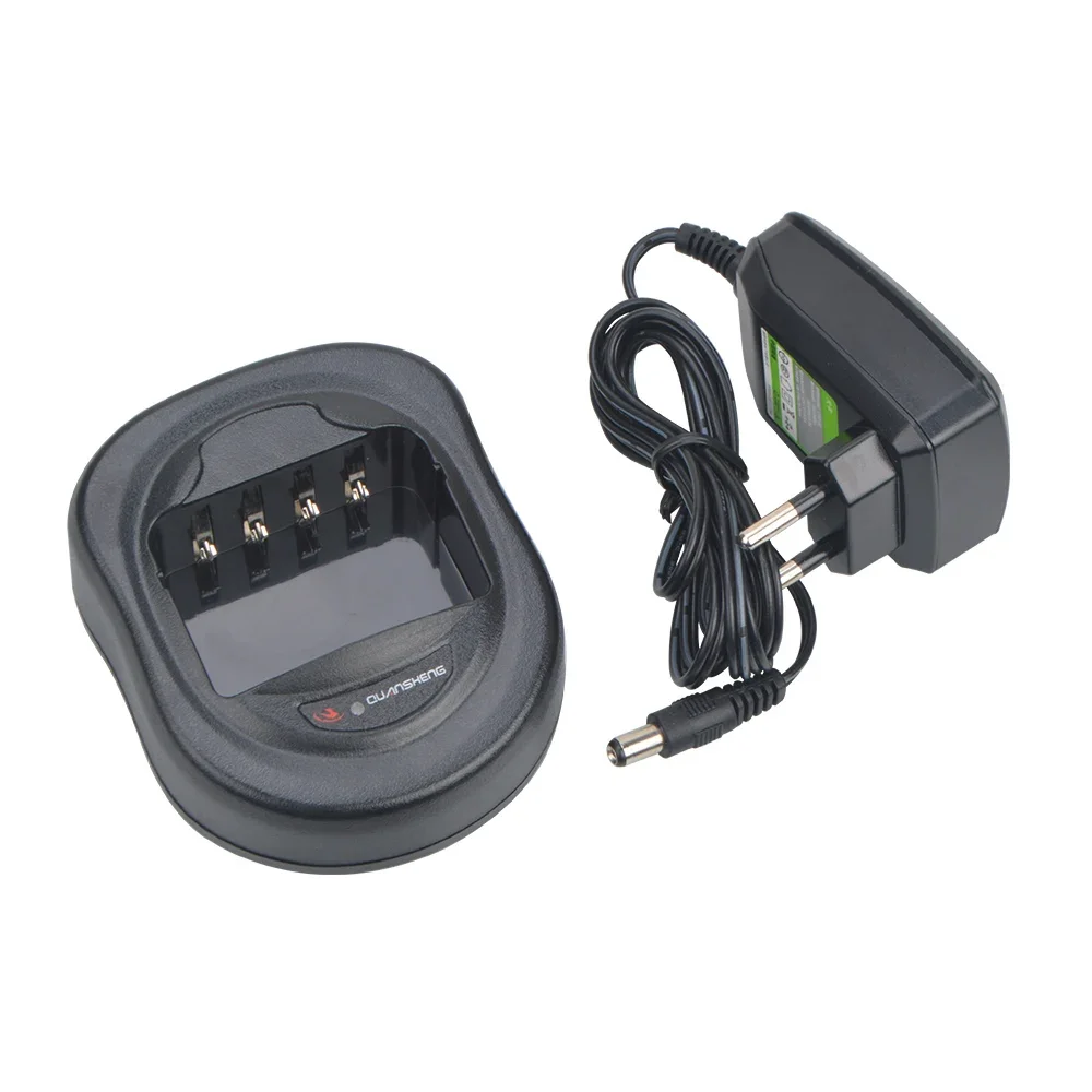 

QUANSHENG Li-ion Battery Desktop Charger for TG-K4AT 45AT 42AT 46AT TG-91A 92A 93A Walkie Talkie Charge Accessory