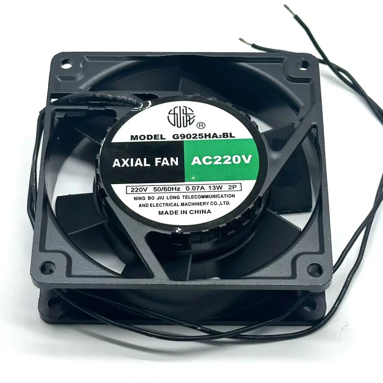 AXIAL FAN G9025HA2BL AC 220V 0.07A 13W 92x92x25mm Server Cooling Fan