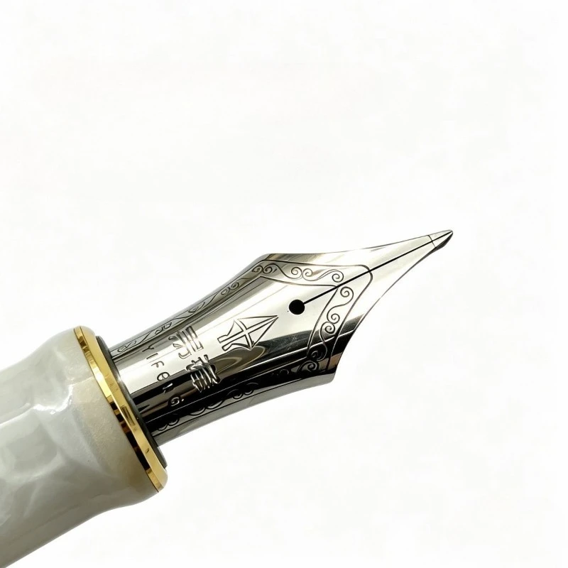 New Product Hand Polished Ultra Soft Elastic 35mm Wingsung Wood Fountain Long Blade Grinding Flxible Calligraphy Practice #6 Tip