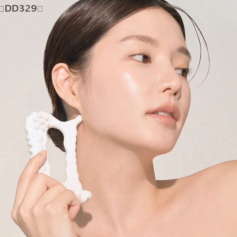 〔DD329〕Ceramic Scraping Board Gua Sha For Face Body Massage Tool Body For Relief Massage Face Lift Guasha Acupoint Massager