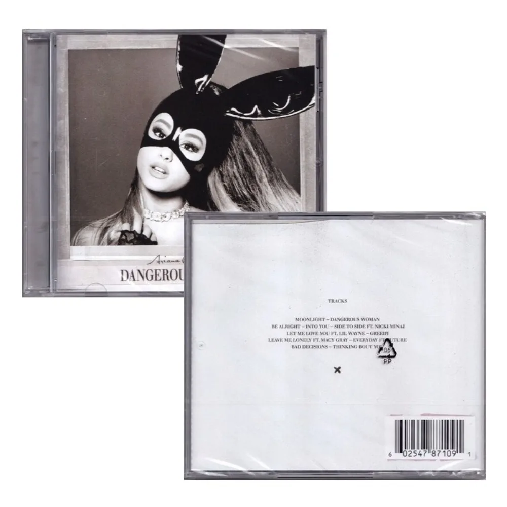 Ariana Grande Dangerous Woman European Version CD - Powerful Vocal Pop Album for Fans & Collection