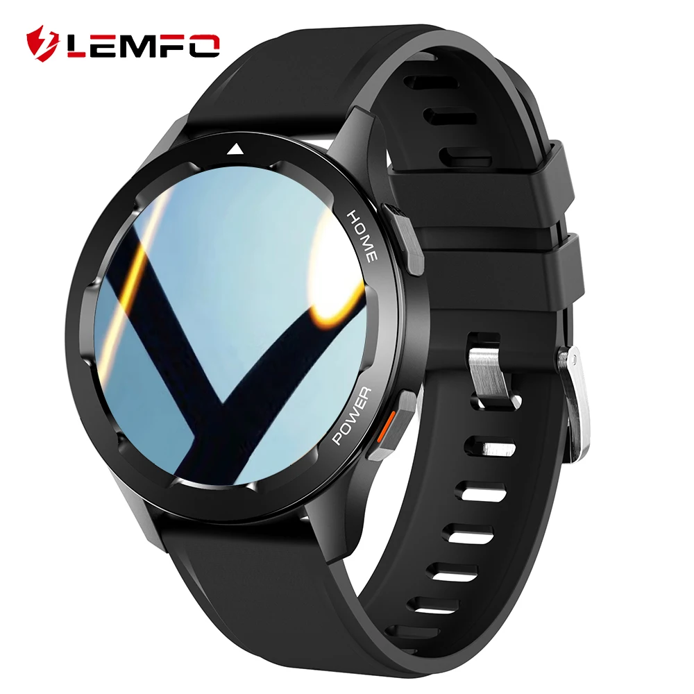 AAA+ LEMFO Smart Watch Men 2022 Bluetooth Call NFC AI Assistant Custom Watch Face Long Standby Sport Smartwatch 360*360 HD LFW05