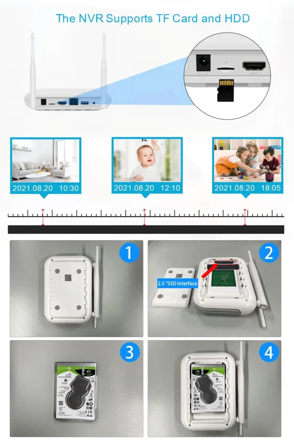 ชุดกล้องวงจรปิดไร้สาย Icsee 8CH 4MP 5MP แบบหมุนได้ พร้อมระบบเสียงสองทาง ระบบความปลอดภัย Wi-Fi กล้องวงจรปิด PTZ