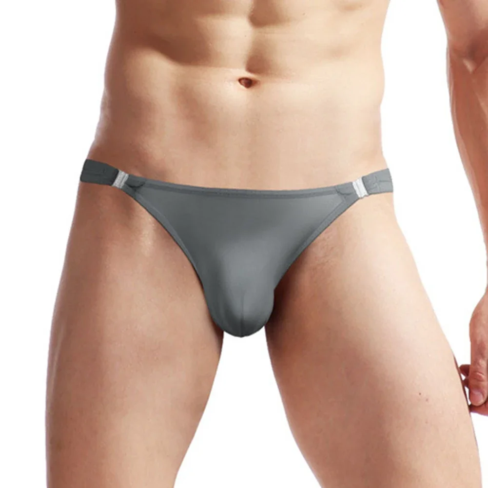 Sexy Mens Elastic Low Rise Underwear U Convex Pouch Thongs G-string Panties Jocks Tanga T-back Briefs Underpants Jockstrap