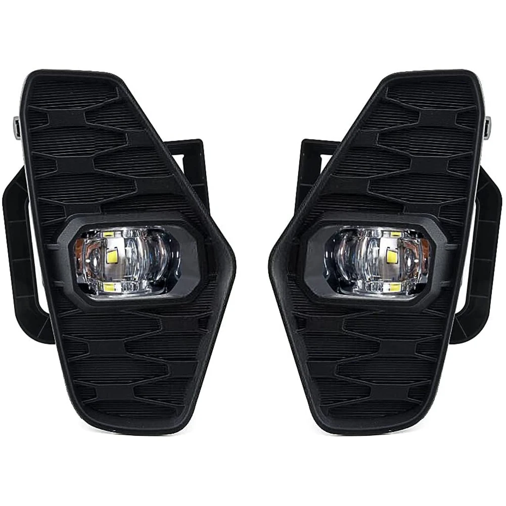 LED DRL Fog Light for Nissan NAVARA Nueva Facelift Pro-4X 2021 Fog Light Spot Light Fog Lamp Cover Grill Harness Switch