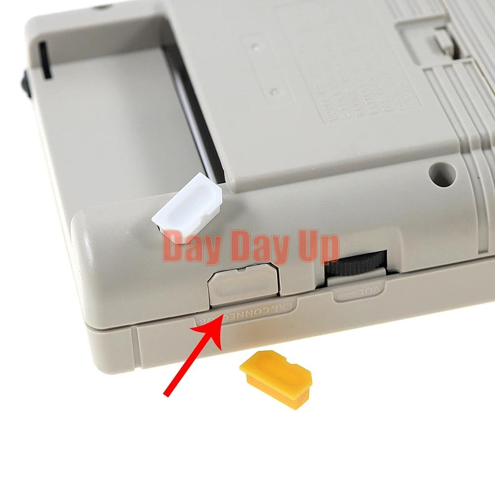 DMG 001 용 게임 보이 GB 게임 콘솔 쉘 먼지 플러그 용 3PCS 교체 여러 가지 빛깔의 먼지 커버