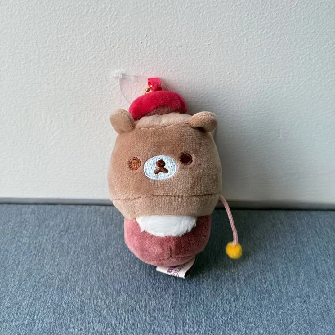 리락쿠마 귀여운 할로윈 시리즈 봉제 인형 펜던트 애니메이션 열쇠 고리 배낭 장식 소년과 소녀를위한 생일 선물