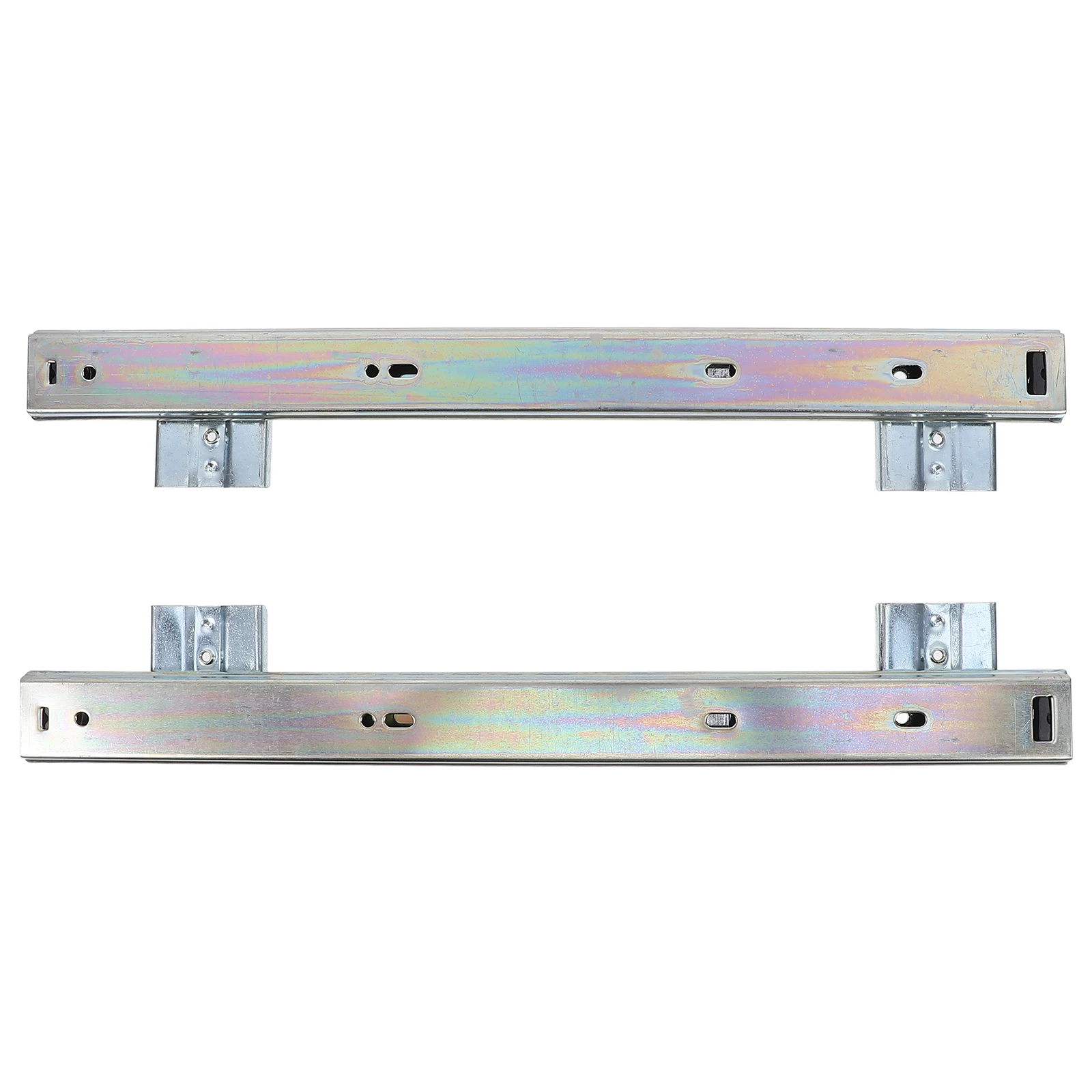 

Keyboard Slider Bracket Guide Rail Guides Slides Undermount with Screws Computer Out Glides