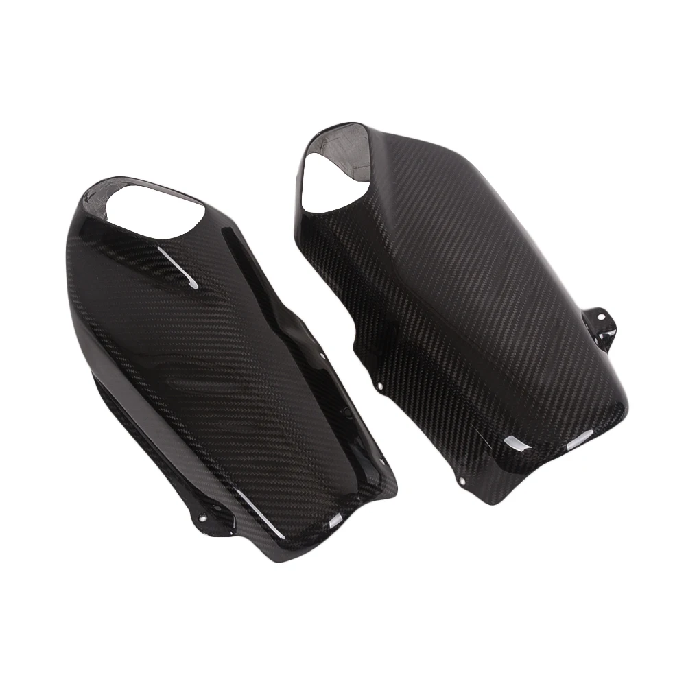 Real Carbon Fiber Exhaust Side Panels Heat Exhaust Cover For Ducati Streetfighter V4 V4S 2020 For Panigale V4 2018 2019 2020