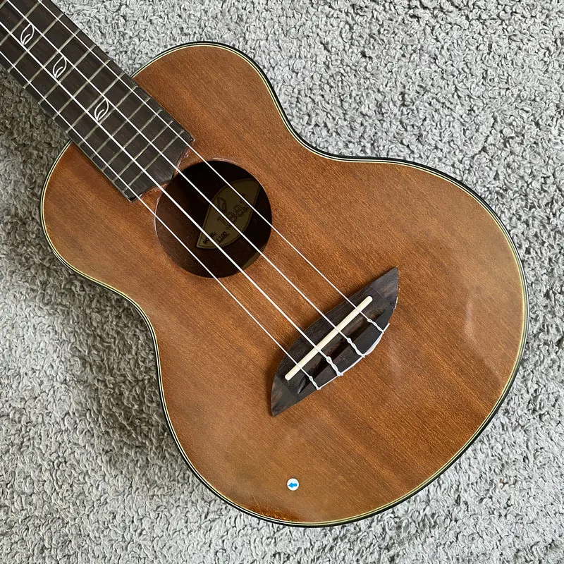 K943 Leaf 23" All Mahogany Ukulele for Kid Beginner, Export Surplus with Bag Stock Items Sales Price