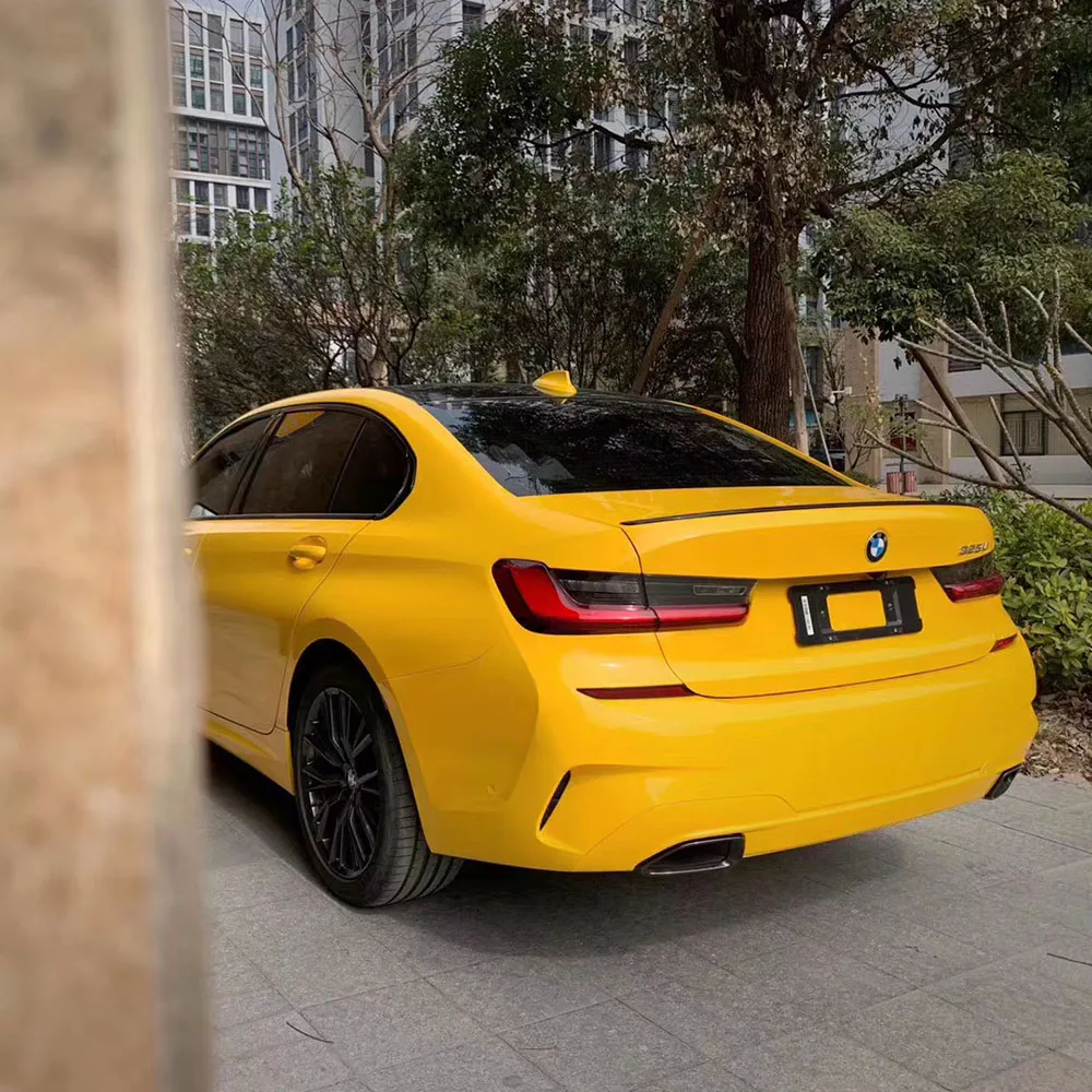 Wrapmaster 7.5mil Automotive TPU Sunflower Yellow Dry Install Anti Scratch PPF Vinyl Wrap Colours