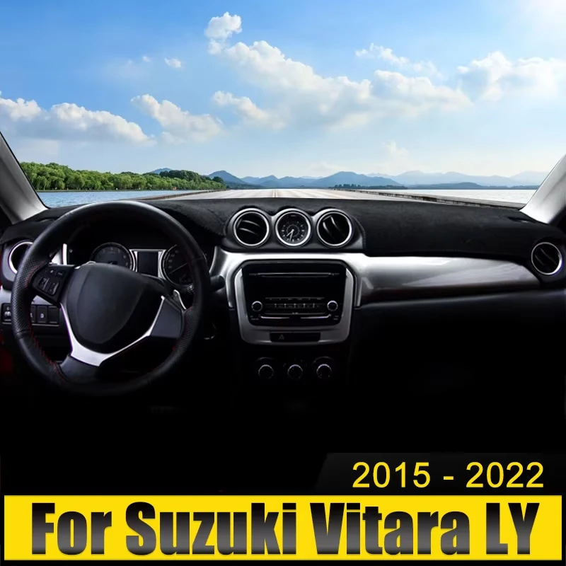

Car Dashboard Cover Avoid Light Pad Sun Shade Mat Anti-UV Carpet For Suzuki Vitara LY 2015 2016 2017 2018 2019 2020 2021 2022