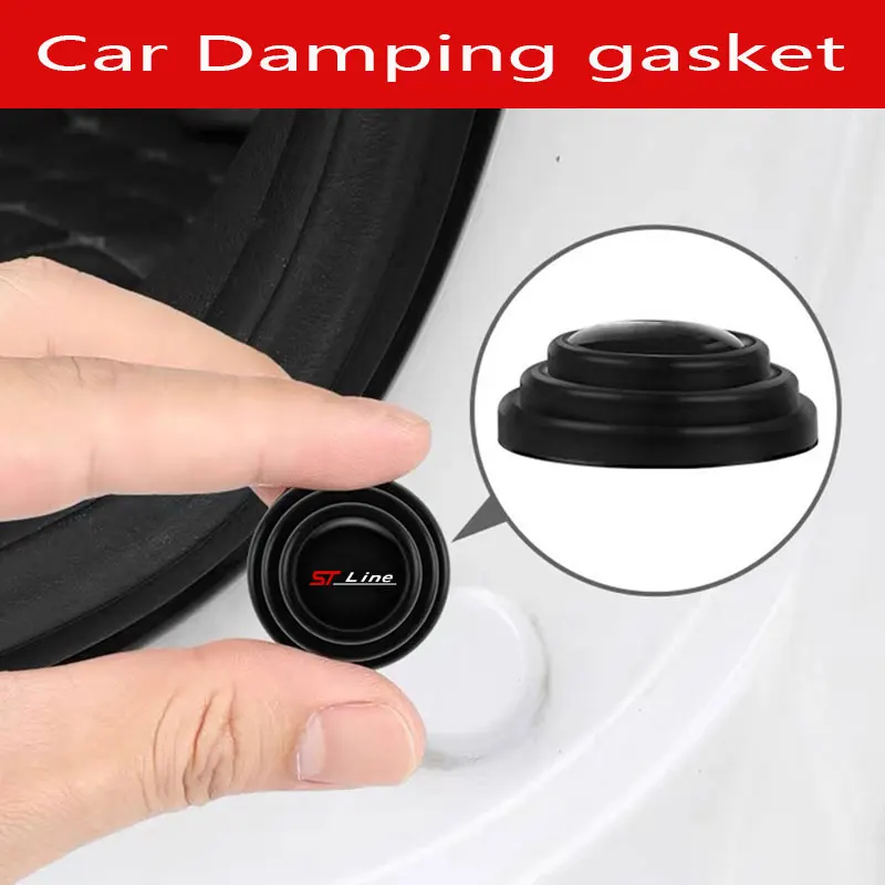 Car Door Shock Cushioning Anti-collision Pad Front hood for Ford ST-line Focus23 Mondeo Ecosport Kuga Mk34 Fiesta Accessories