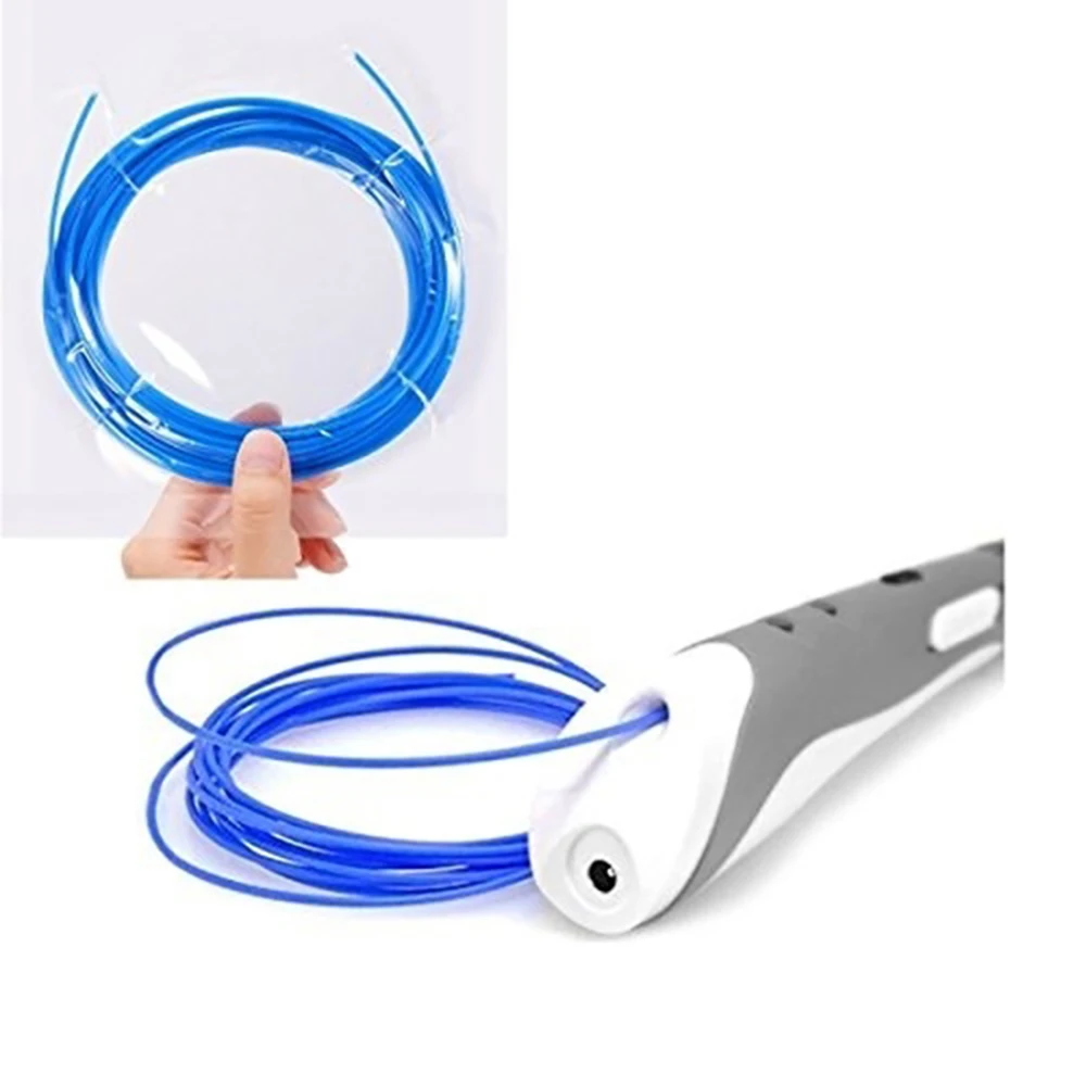 PLA Farbiger, geruchloser Sicherheits-Kunststoff-3D-Stift, Filamentdurchmesser 1,75 mm, für 3D-Druckstift, Kindergeburtstag, kreatives Weihnachtsgeschenk – Detail 1