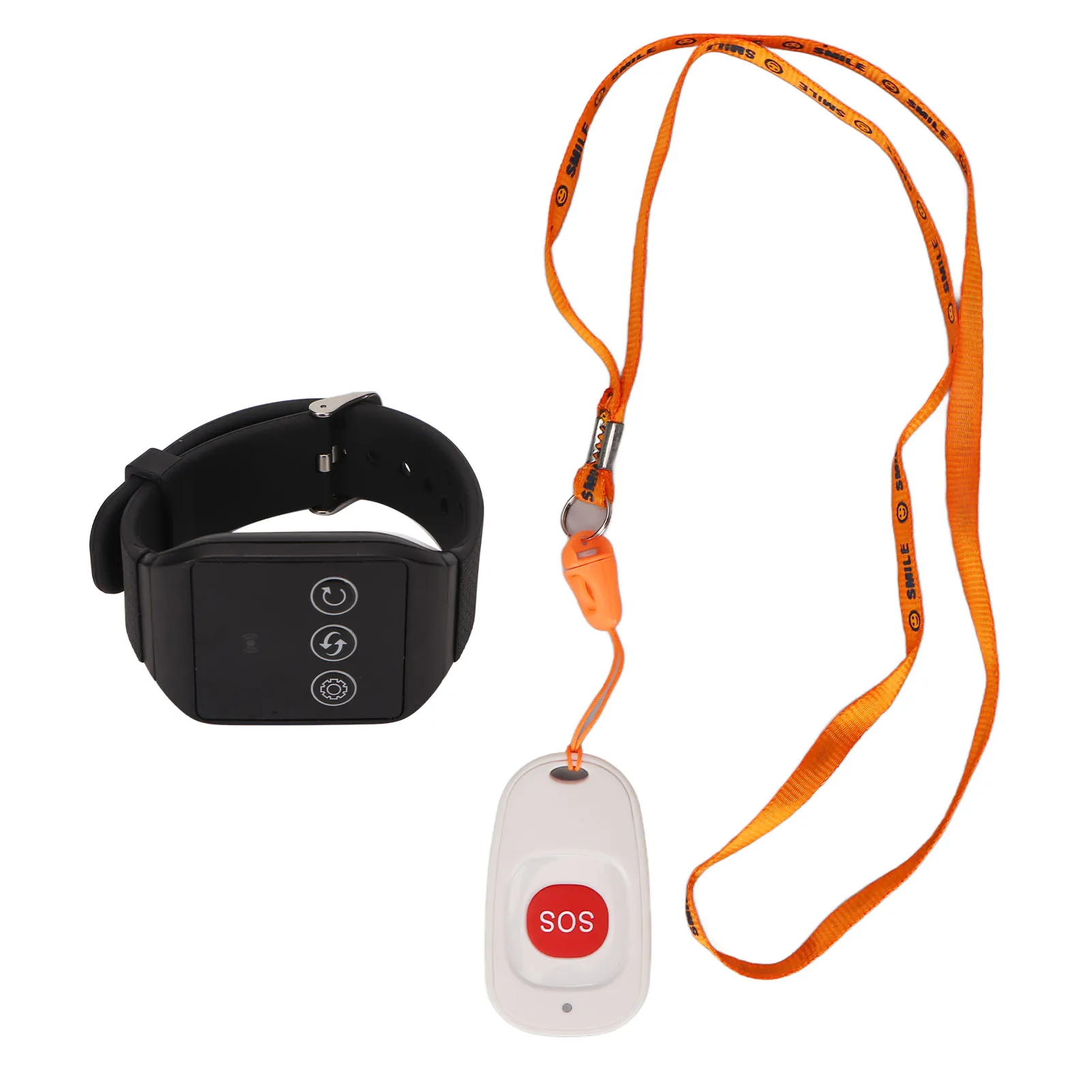 Caregiver Pager SOS Wireless Waterproof Stable Signal Vibration Portable Remote Nurse Alert System Emergency Call Device