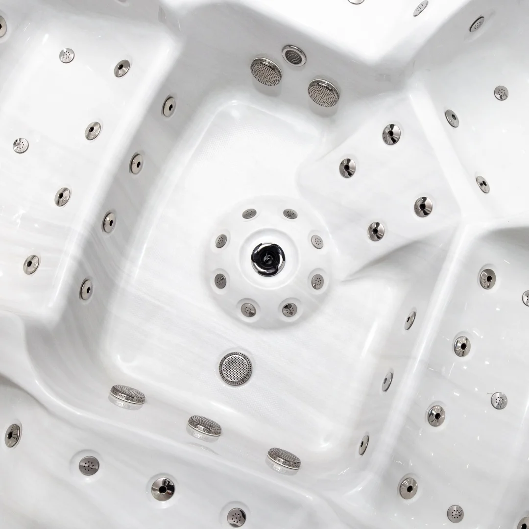 

3-местные массажные ванны с горячей трубкой, уличные спа-ванны