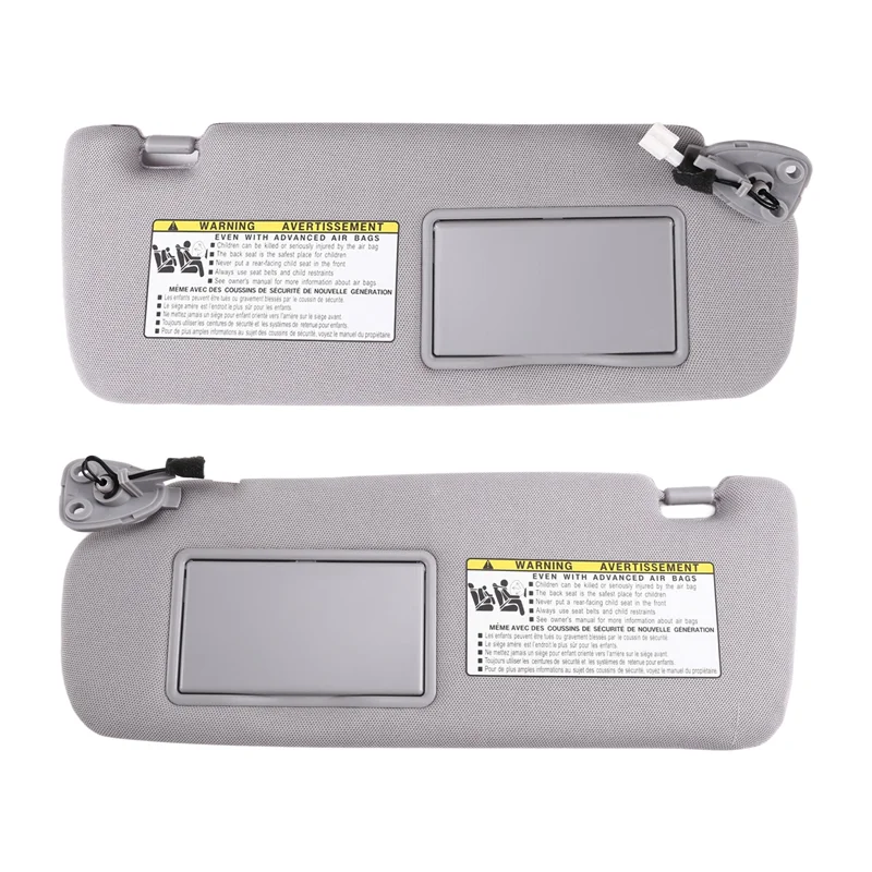 

852013K010QS 852023K000QS 1 компл. автомобильный левый правый солнцезащитный козырек серая ткань для Hyundai SONATA 2006-2010
