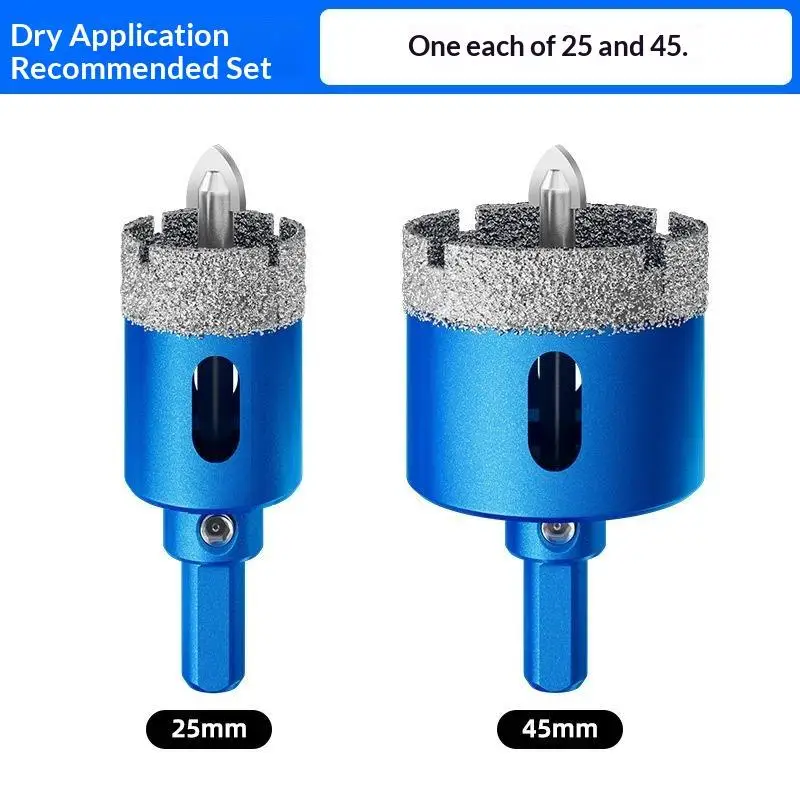 Diamond  With Centering Drill Bit Wear Resistant Edge For Drilling Tile Glass Ceramic Granite