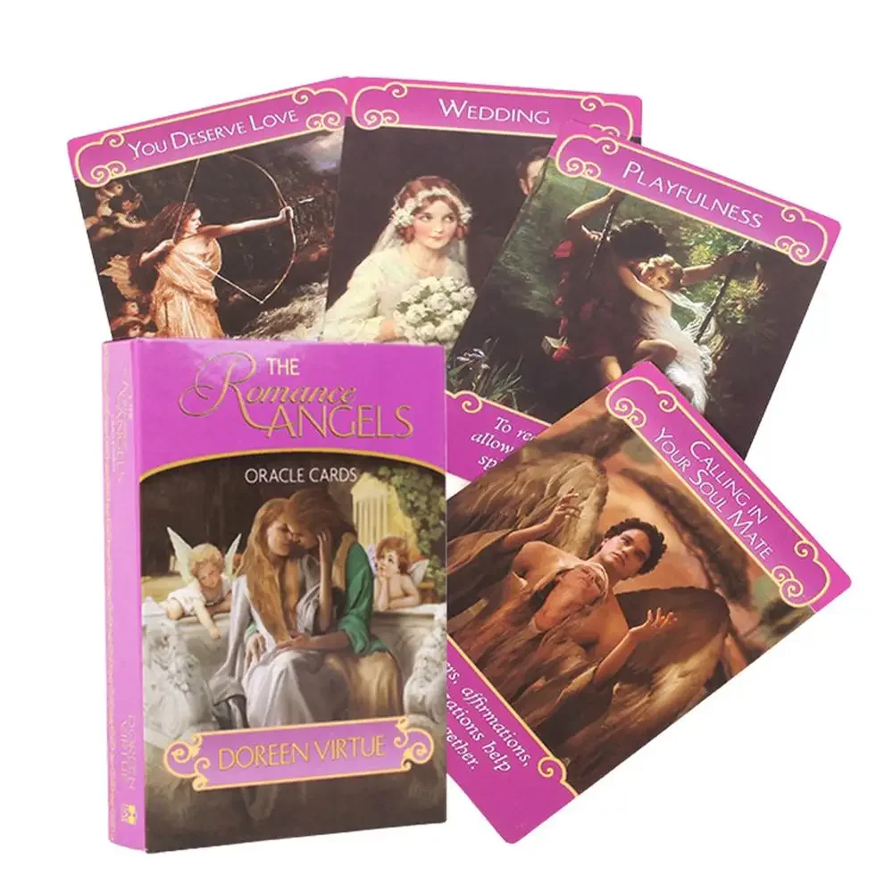 1Pcs Full English New Romance Angels Oracle Cards Deck Tarot Cards double game By Doreen Virtue Out Of Print