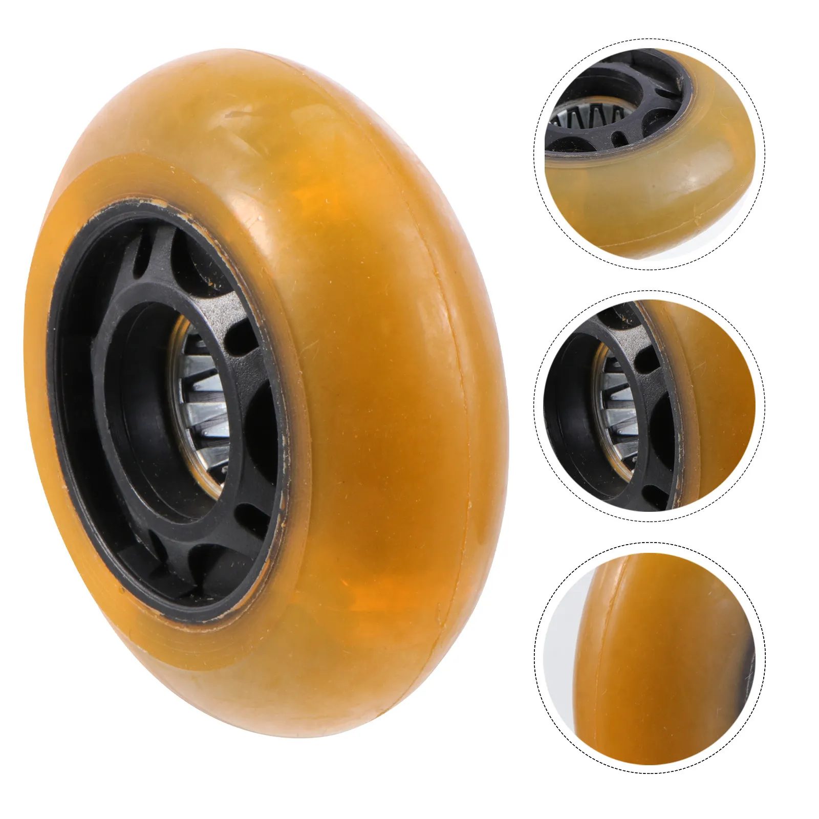 

Комплект из 4 светодиодных роликовых колес 70 мм для инлайн-хоккейных коньков: высокоэластичный полиуретан, износостойкий, плавное скольжение, для использования в помещении и на улице