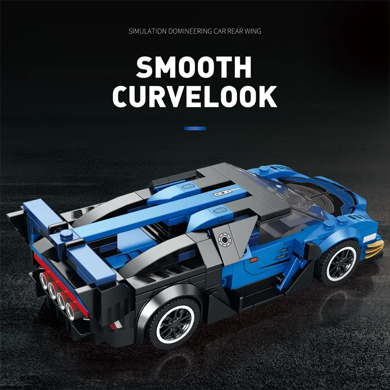

348pcs Creative Technical Sports Car Assembly Building Blocks MOC City Famous Racing Vehicle ideas Model Bricks DIY Toys Gifts