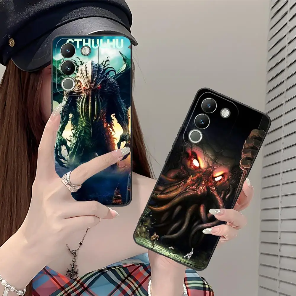 

Great Mythology Cthulhu Phone Case for VIVO V60 V50 V40 V30 V29 V27 V25 V23 Pro Lite 5G Colorful Printing Cover Cover Pretty