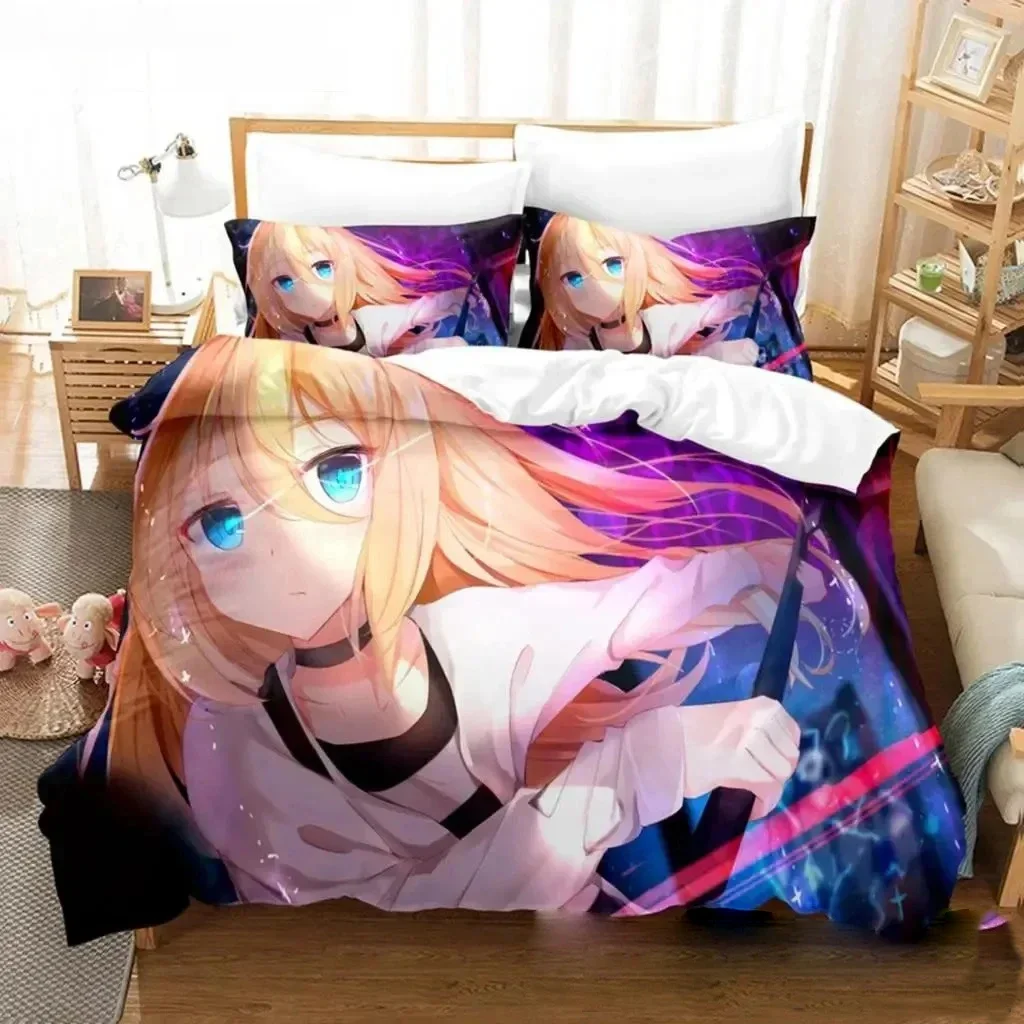 

3D Print Anime Angels Of Death Bedding Set Boys Girls Twin Queen Size Duvet Cover Pillowcase Bed Kids Adult Home Textiles