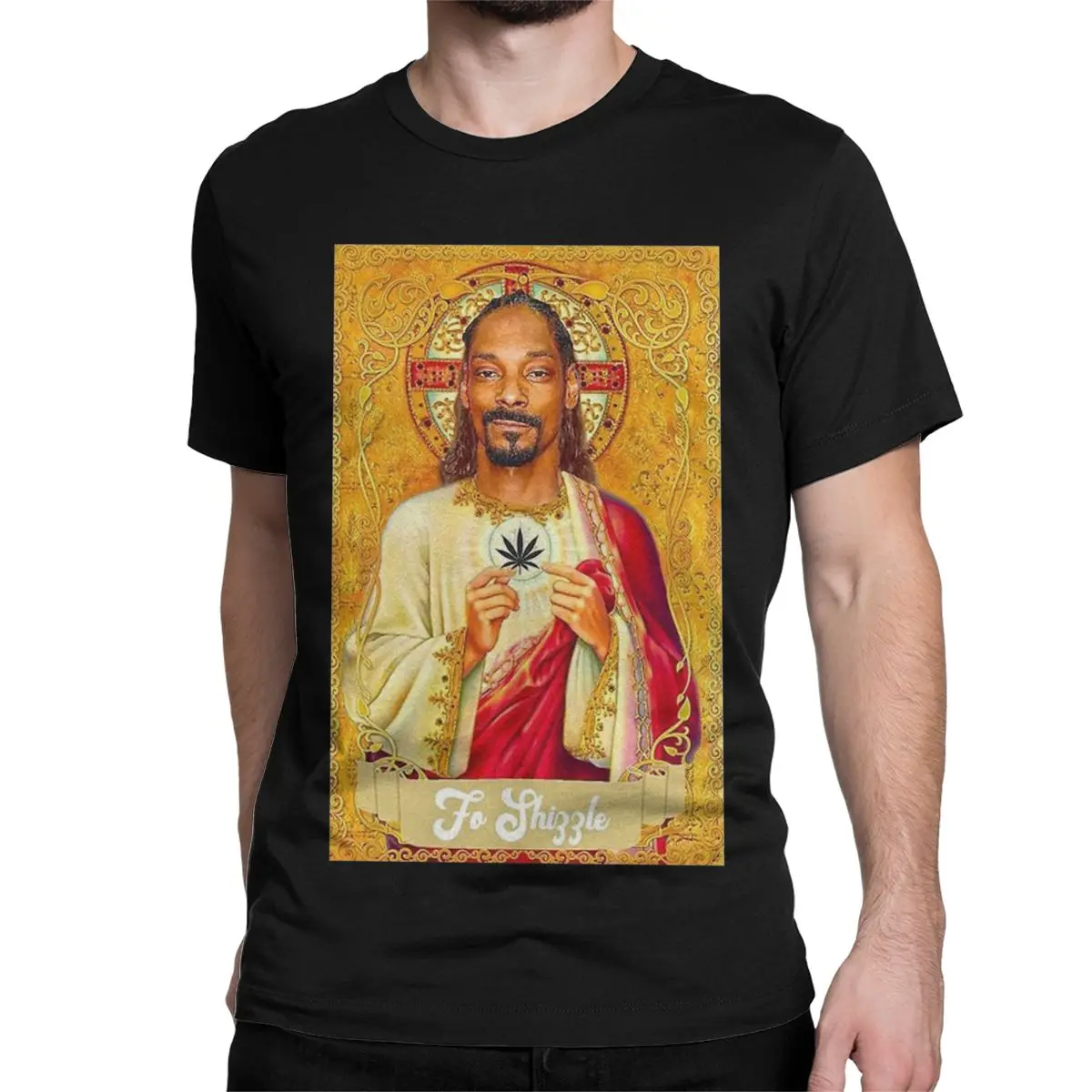 Saint Snoop Dogg T-Shirts Men Women Rapper Vintage Pure Cotton Tee Shirt Crew Neck Short Sleeve T Shirt Original Clothing