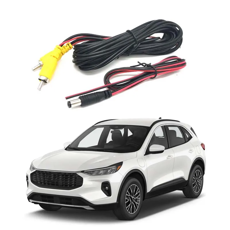 RCA 6M Video Cable Car Reversing Rear View Parking Camera For Connecting Reverse Camera With Car Multimedia Monitor ﻿Universal