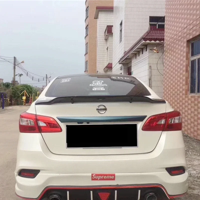 for Nissan Sylphy sentra spoiler 2012 13 14 15 16 17 18 year carbon fiber/FRP rear wing R style Sport Accessories
