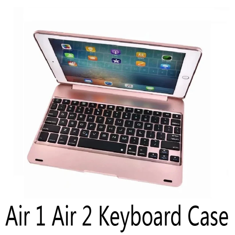 

ABS Keyboard Case for iPad Air 1 Air 2 Case with Keyboard A1474 A1475 A1566 Wireless Cover for iPad Air 1 Air 2 Keyboard Cover