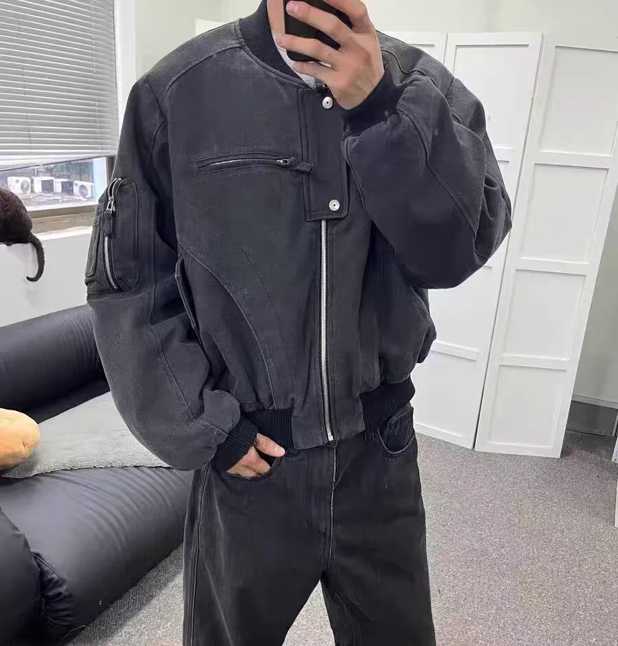 

Куртки-бомберы для девочек и женщин, осенние стереоскопические трехмерные декоративные многослойные шикарные простые ПР, уникальный пояс зеленый на каждый день