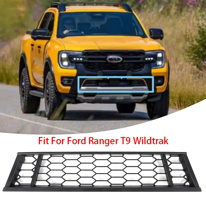 

Car Front Bumper Radiator Grille Honeycomb Mesh Front Lower Grille For Ford Ranger SPORT XLT XLS XL Wildtrak Raptor T9 2023-2026