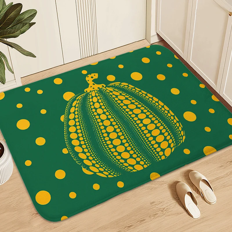 Doormat Entrance Door K-Kusama3 Non Slip Carpet for Bedroom Bathmat Living Room Rug Hallway Toilet Foot Mat Home Decorations