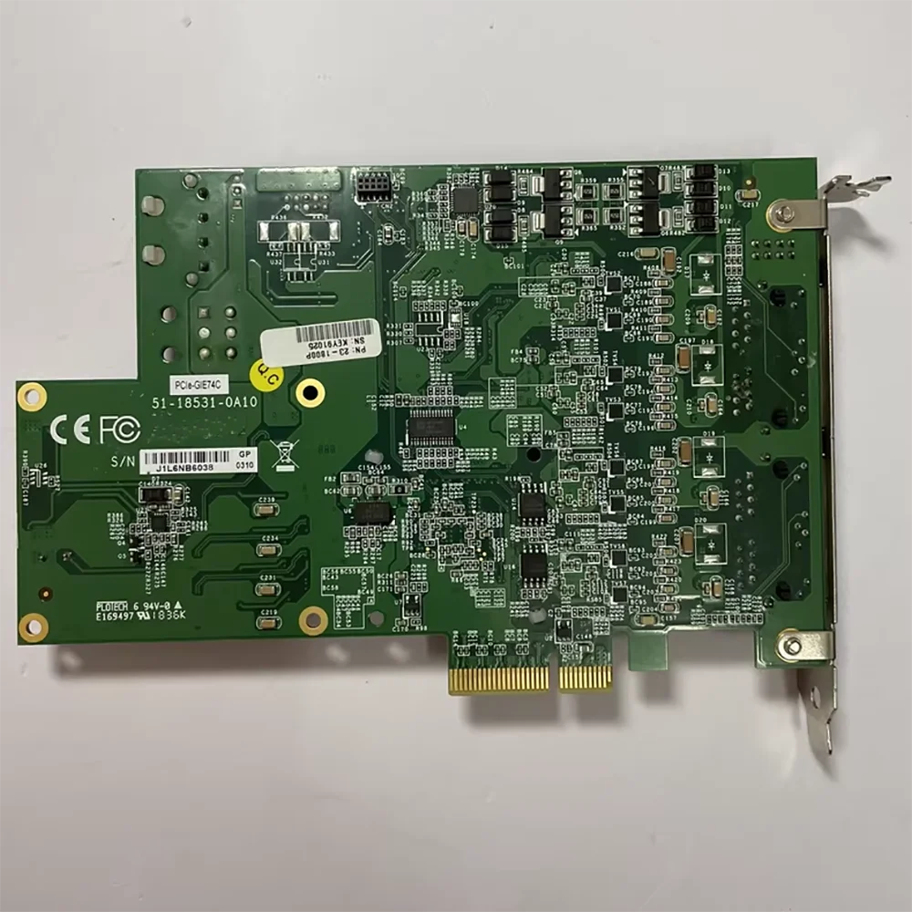 

Four-channel PoEW image acquisition card PCIe-GIE74