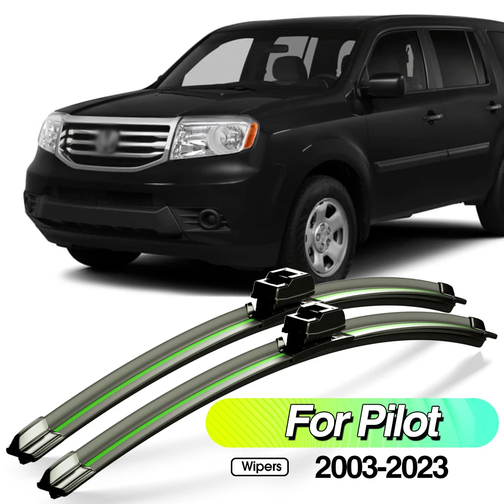 

For Honda Pilot 2003-2023 2pcs Front Windshield Wiper Blades Windscreen Window Accessories 2004 2008 2009 2012 2015 2016 2022