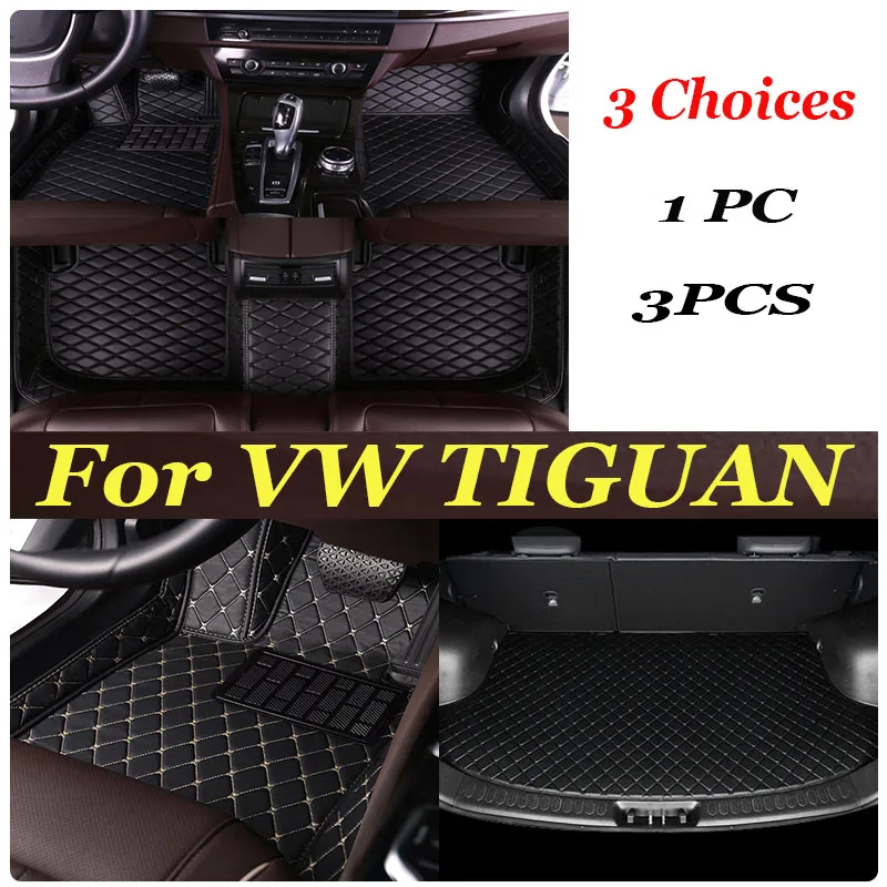 

Car floor mats for VW TIGUAN 2009 2010 2011 2012 2013 2014 2015 2016 Custom auto foot Pads automobile carpet cover