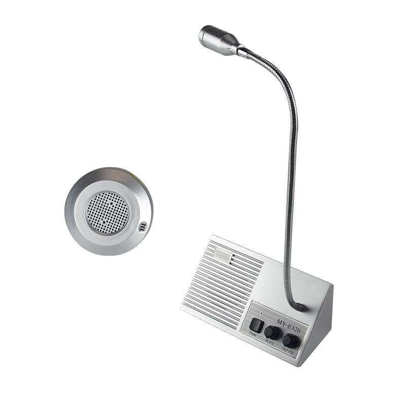 Hand-free Window Intercom for Counter Service