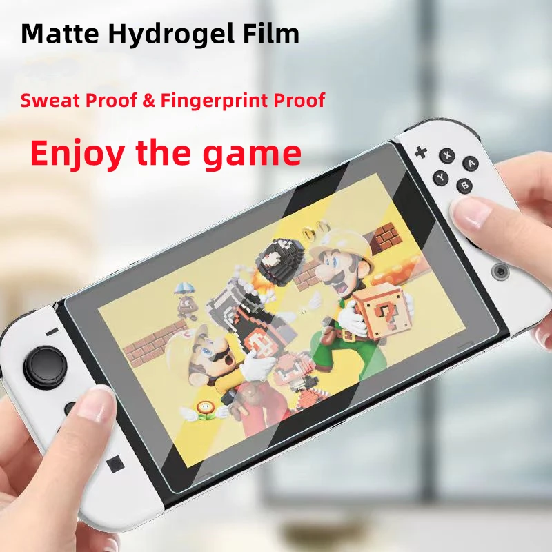 2 Buah Film Hidrogel Matte untuk Nintendo Switch Pelindung Layar OLED untuk Nintendo New Switch Lite Switch Neon New 3DS Film