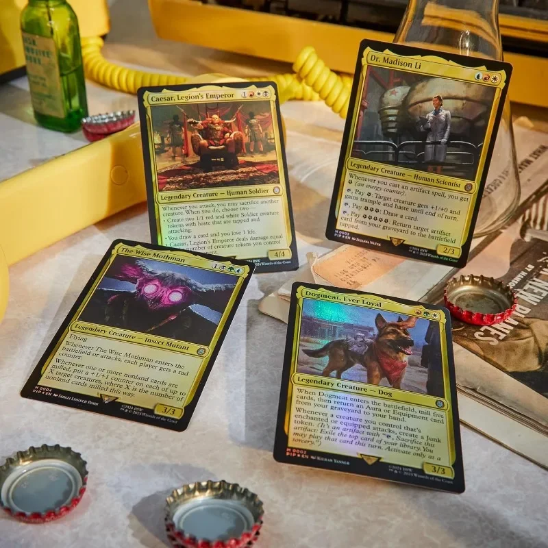 Original Magic The Gathering Fallout Card Commander Deck Bundle คอลเลกชันภาษาอังกฤษการ์ดเด็กของขวัญวันเกิด