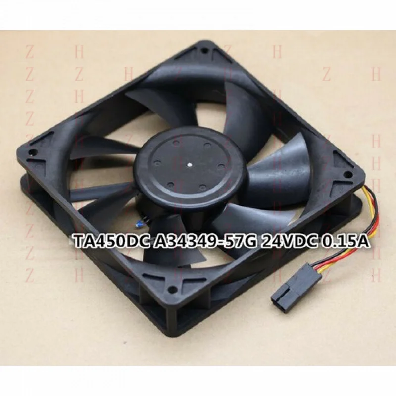 XXZ for  NIDEC TA450DC A34349-57G1 24V 0.15A 12cm 12025 3-pin dual ball inverter fan view 3