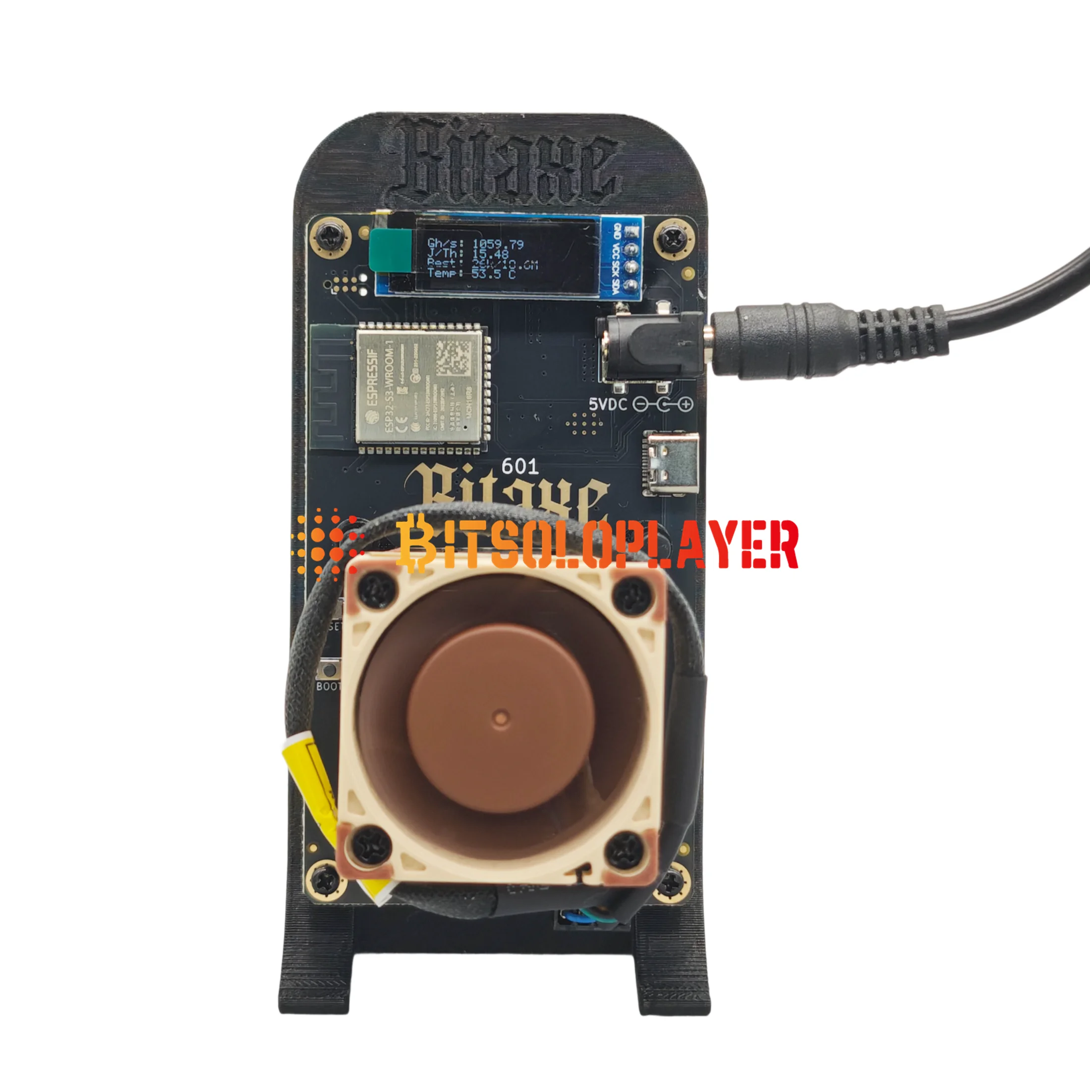 Bitaxe Gamma 601 1.2T ビットコインマイナー BM1370 18W