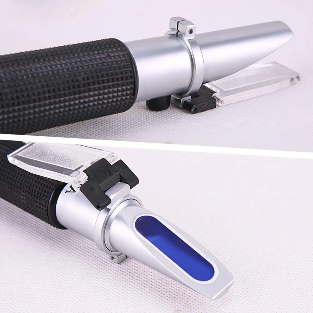 Wine Refractometer Brewing Measuring Sugar Content in Original Grape Juice & Predicting Wine Alcohol Brix 0-40% ​Alcohol 0-25% V