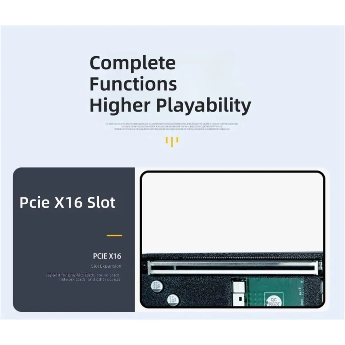 PCIe 4.0 X16 to Dual-Port SlimSAS 8654 8i Adapter Server External GPU Dock Adapter Board, Only Adapter Board