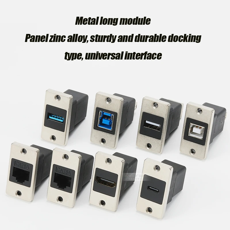 CAT6A Ethernet Jack 10G Gigabit RJ45 Outlet Shielded Port for HDMI2.0 Network Wall Plate Home Office Hotel